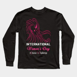 Choose To Challenge International Womens Day 2021 Long Sleeve T-Shirt